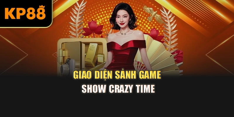 Giao diện sảnh game show Crazy Time